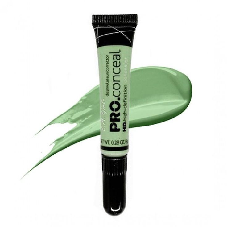 L.A. Girl Pro Conceal HD Green Corrector – Redness & Acne Coverage