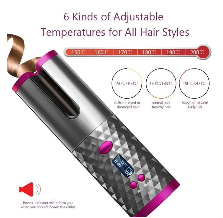 LuxeCurl One  Cordless Automatic Hair Curler