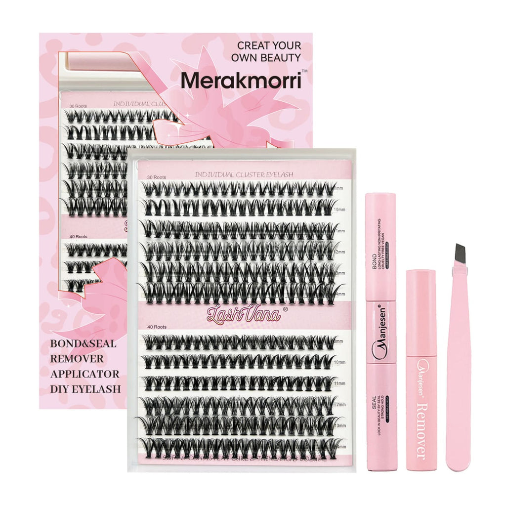 DIY Eyelash Cluster Kit – Natural Look Lash Extensions at Home