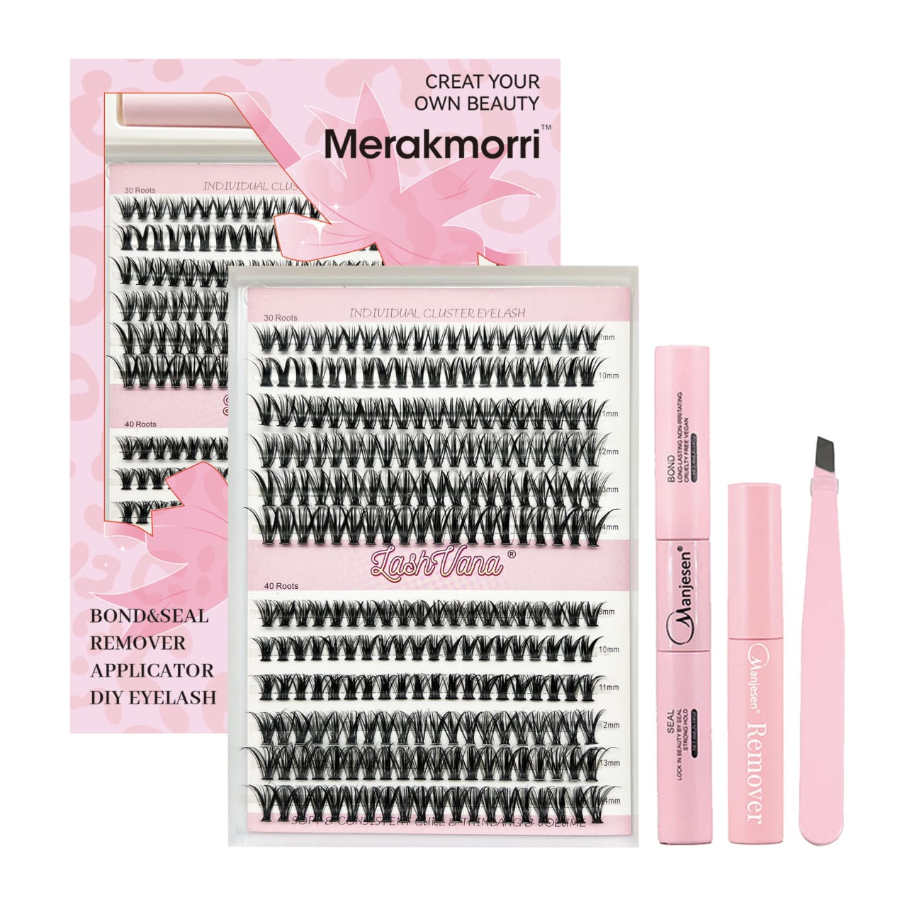DIY Eyelash Cluster Kit – Natural Look Lash Extensions at Home