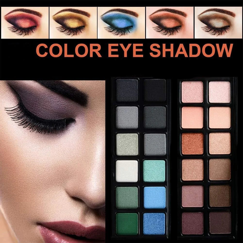 Complete Makeup Kit for Women – Eyeshadow, Blush, Lip Gloss & More