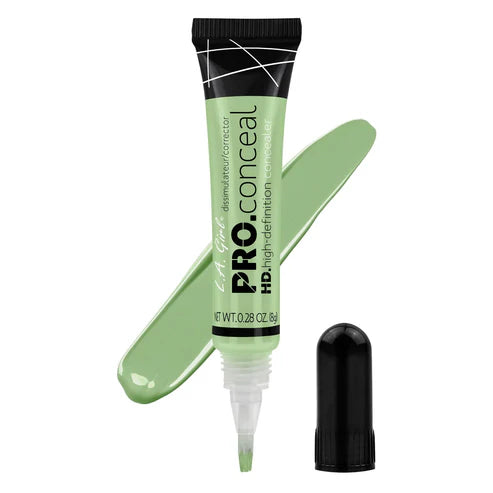 L.A. Girl Pro Conceal HD Green Corrector – Redness & Acne Coverage