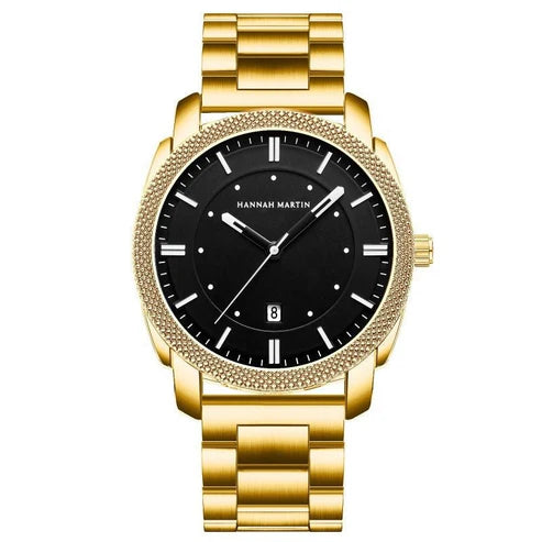 Men’s Stainless Steel Waterproof Watch – Classic Analog Design, Durable & Stylish Timepiece