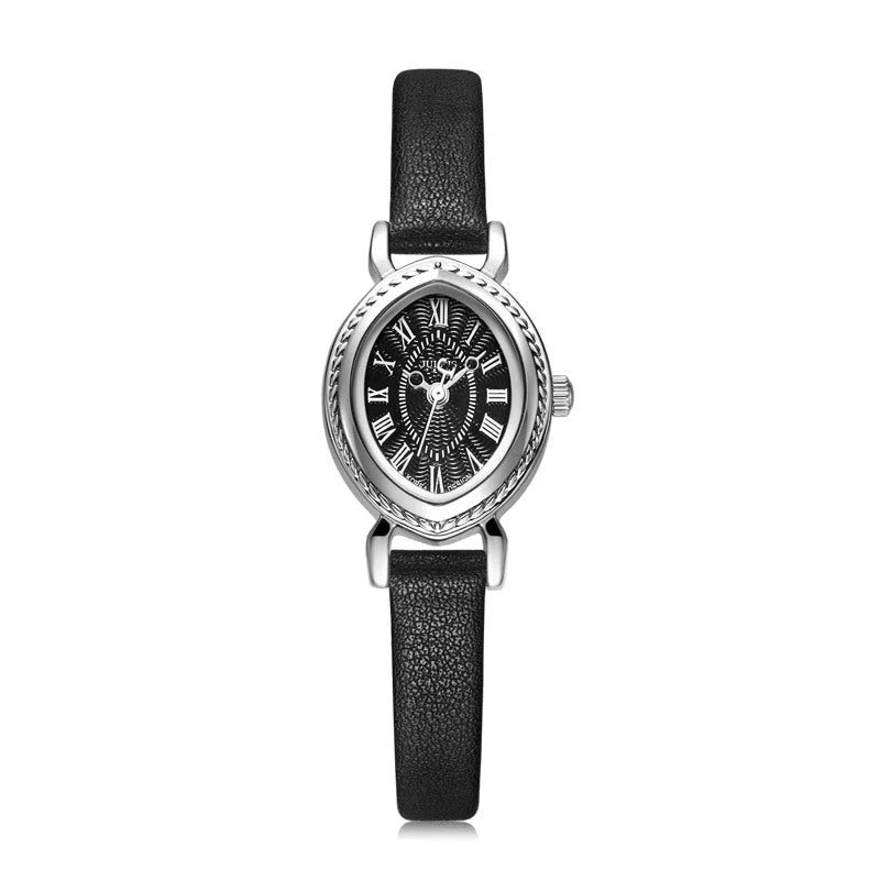 Women's Oval Belt Quartz Watch – Waterproof Compact Elegant Fashion Timepiece