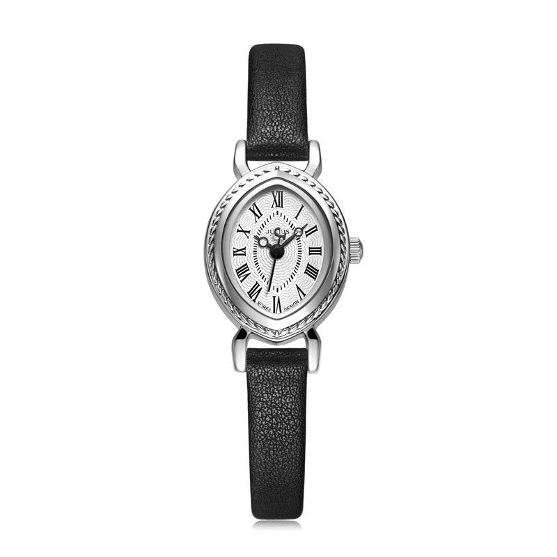 Women's Oval Belt Quartz Watch – Waterproof Compact Elegant Fashion Timepiece