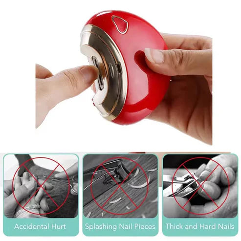 Rechargeable Electric Nail Clipper – Safe, Quiet & Easy Trimming Tool