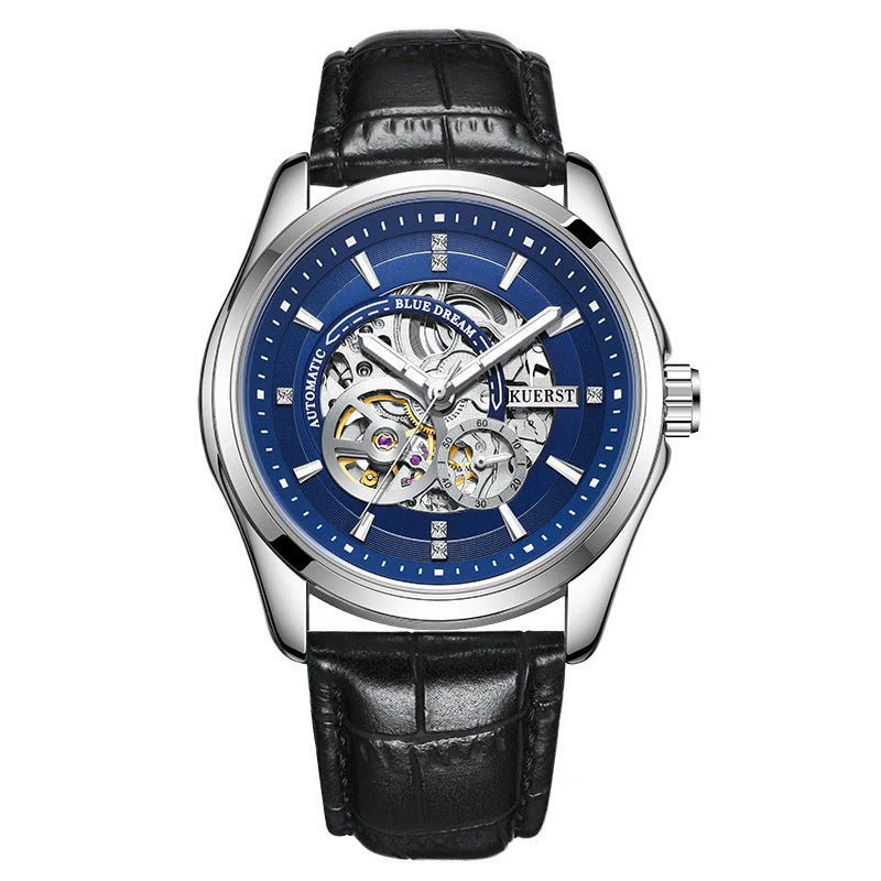 Men’s Strong Luminous Automatic Mechanical Watch – Waterproof, Self-Winding, Stainless Steel Case