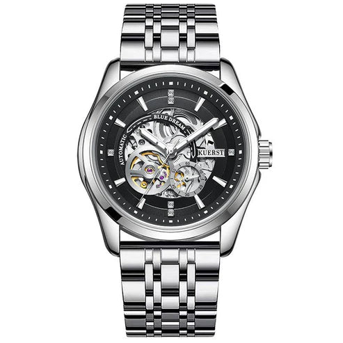 Men’s Strong Luminous Automatic Mechanical Watch – Waterproof, Self-Winding, Stainless Steel Case