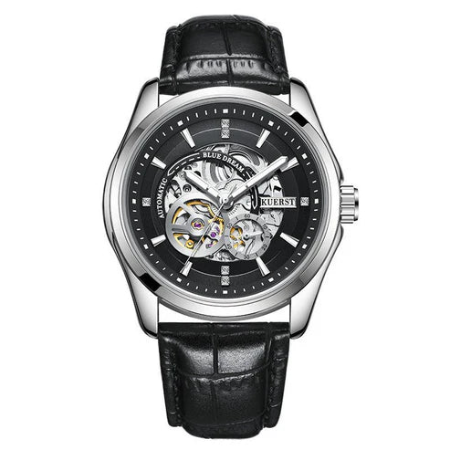 Men’s Strong Luminous Automatic Mechanical Watch – Waterproof, Self-Winding, Stainless Steel Case