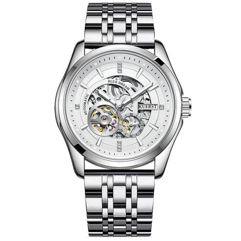 Men’s Strong Luminous Automatic Mechanical Watch – Waterproof, Self-Winding, Stainless Steel Case