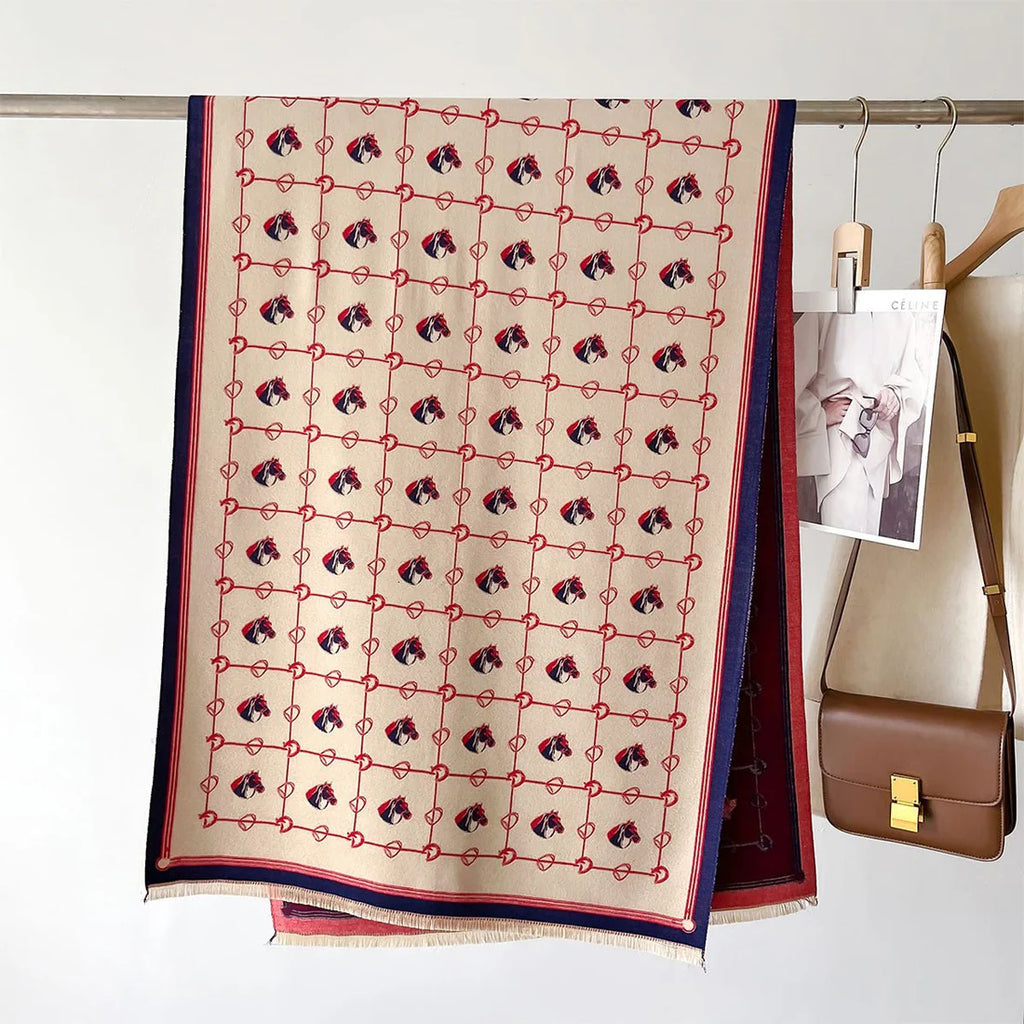 Mid-Length Scarf – Soft Cashmere-Like Feel & Winter Warmth