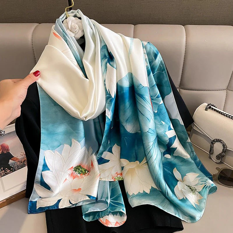 Lightweight Warm Scarf & Air Conditioning Shawl – Spring/Autumn Wrap or Beach Towel