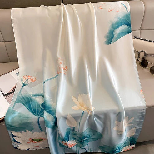 Lightweight Warm Scarf & Air Conditioning Shawl – Spring/Autumn Wrap or Beach Towel